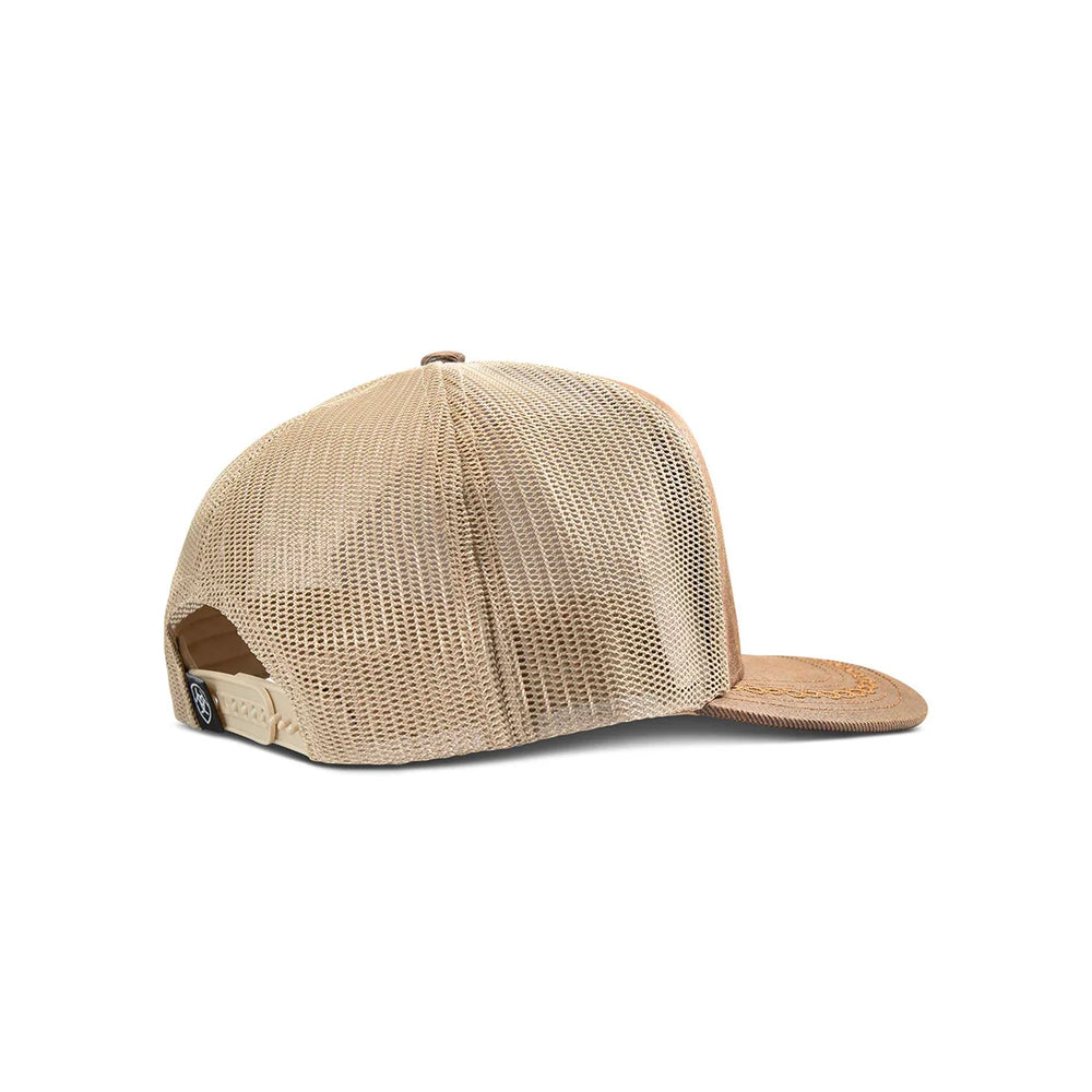 Ariat - Faux Leather Patch Cap Brown