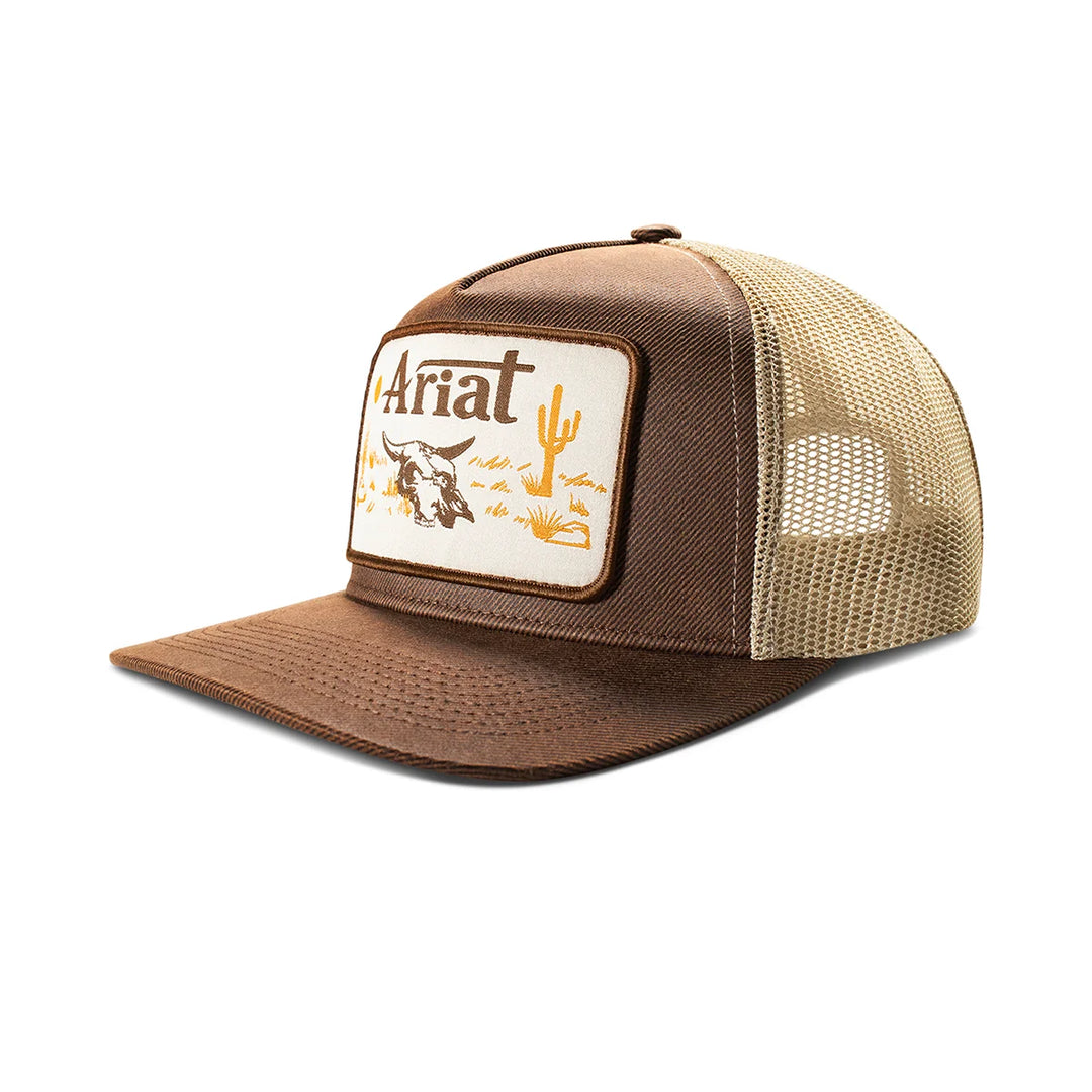 Ariat - Oilskin Desert Trucker Cap Brown