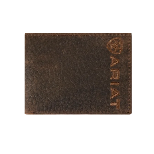 Ariat - Mens BiFold Bull Hide Wallet