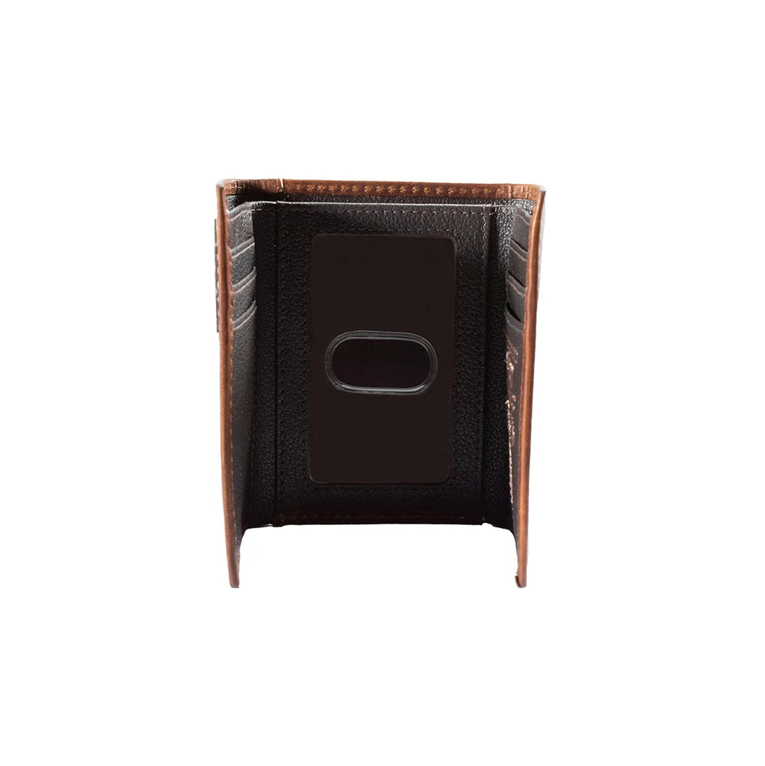 Ariat - Patch Tri-Fold Wallet Brown