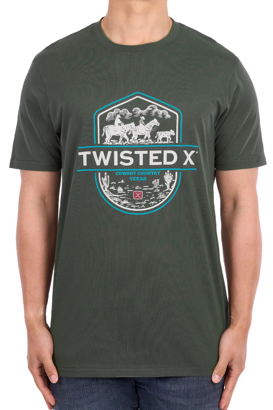 Twisted X - Mens Tim Short Sleeve Tee