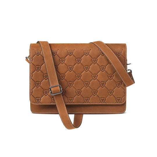 Ariat - Women's Selma Messenger Brown Clutch