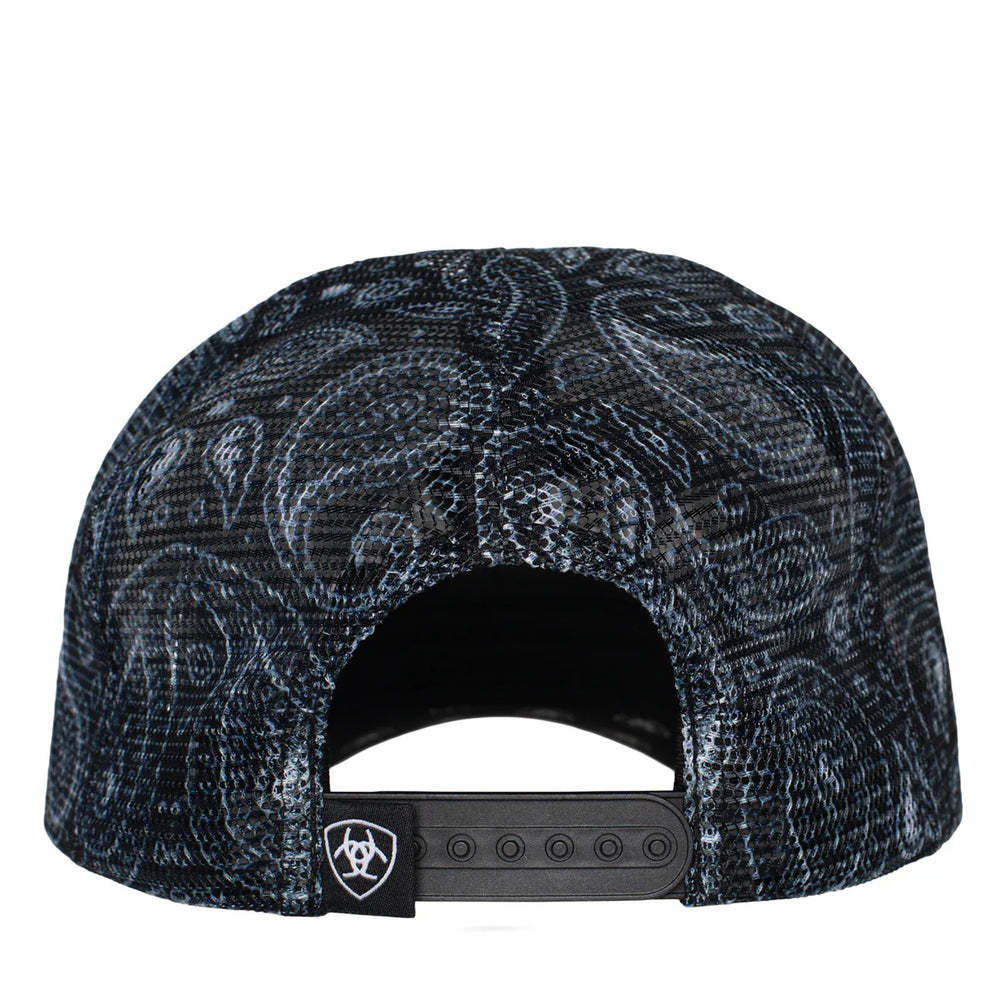 Ariat - Black Paisley Trucker Cap