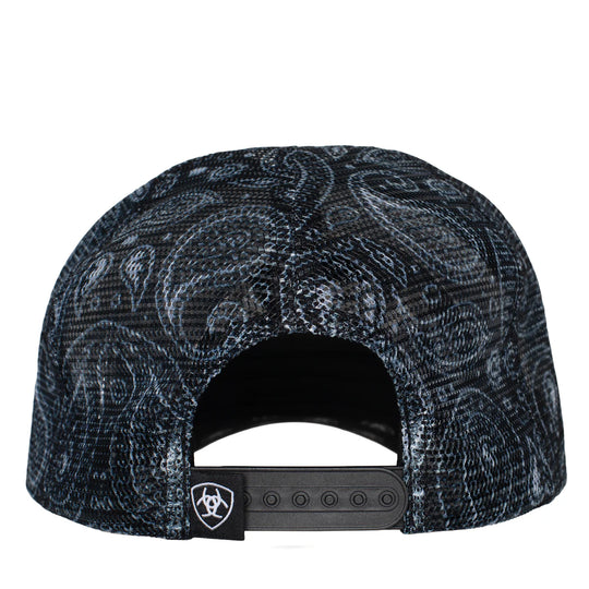 Ariat - Black Paisley Trucker Cap