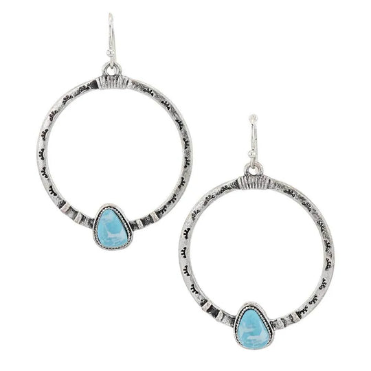 Montana Silversmith - Turquoise Touch Attitude Earrings