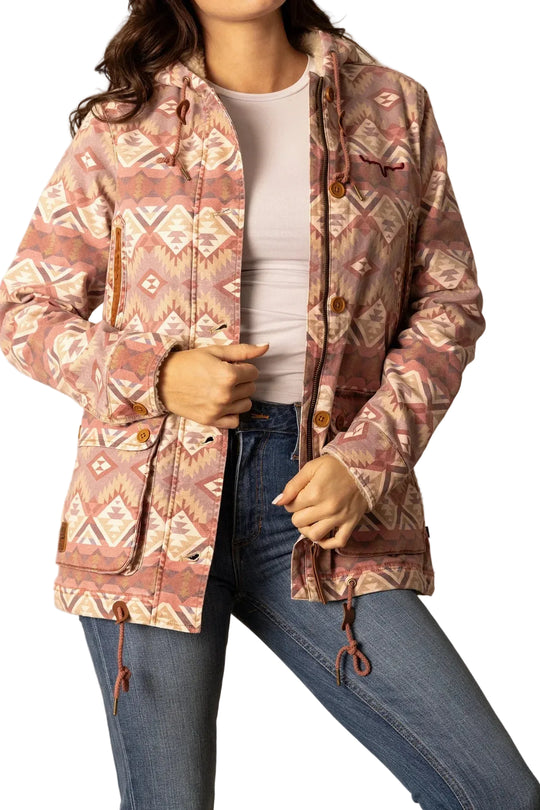 Kimes Ranch - Women's AWA Utility Jacket Mauve