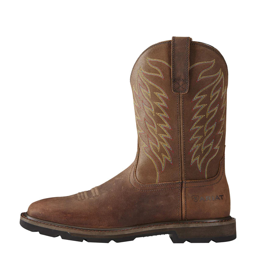 Ariat - Mens Groundbreaker Wide Steel Toe Work Boots