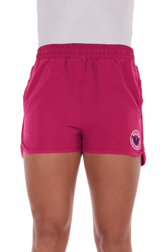 Bullzye - Womens Hot Pink/ Navy Addie Sports Shorts