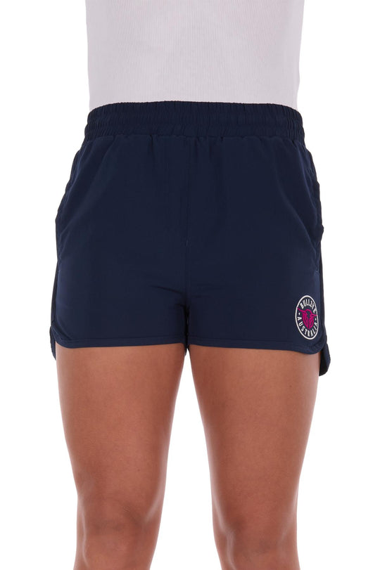 Bullzye - Womens Navy/ Pink Addie Sports Shorts