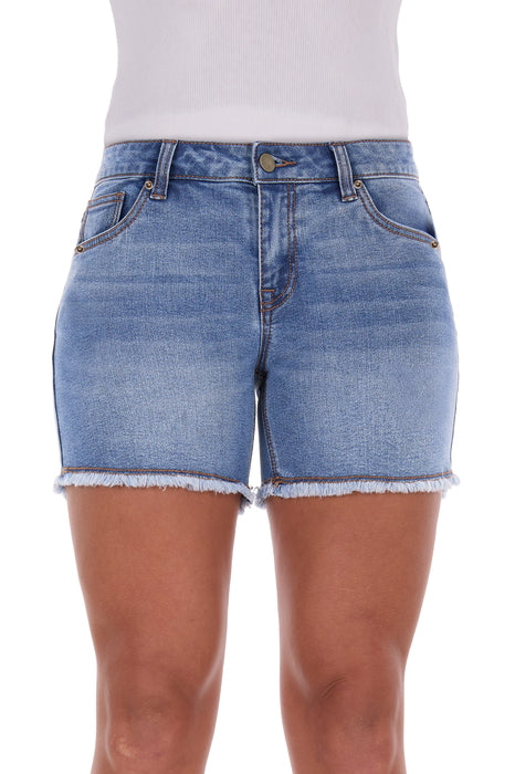 Bullzye - Womens Faded Blue Jade Shorts