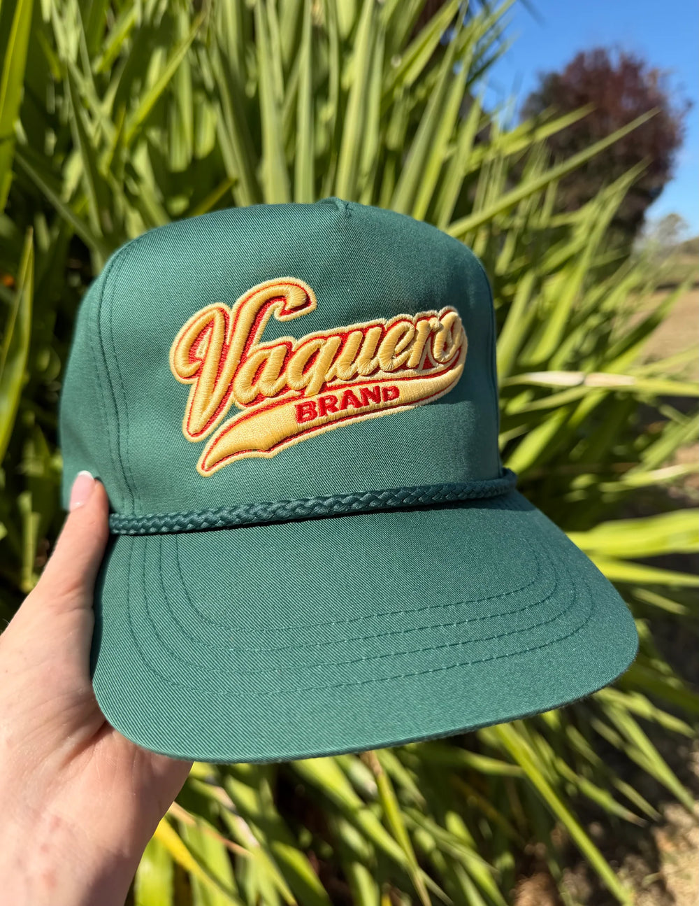 Vaquera Brand - Green Vaquera Cap