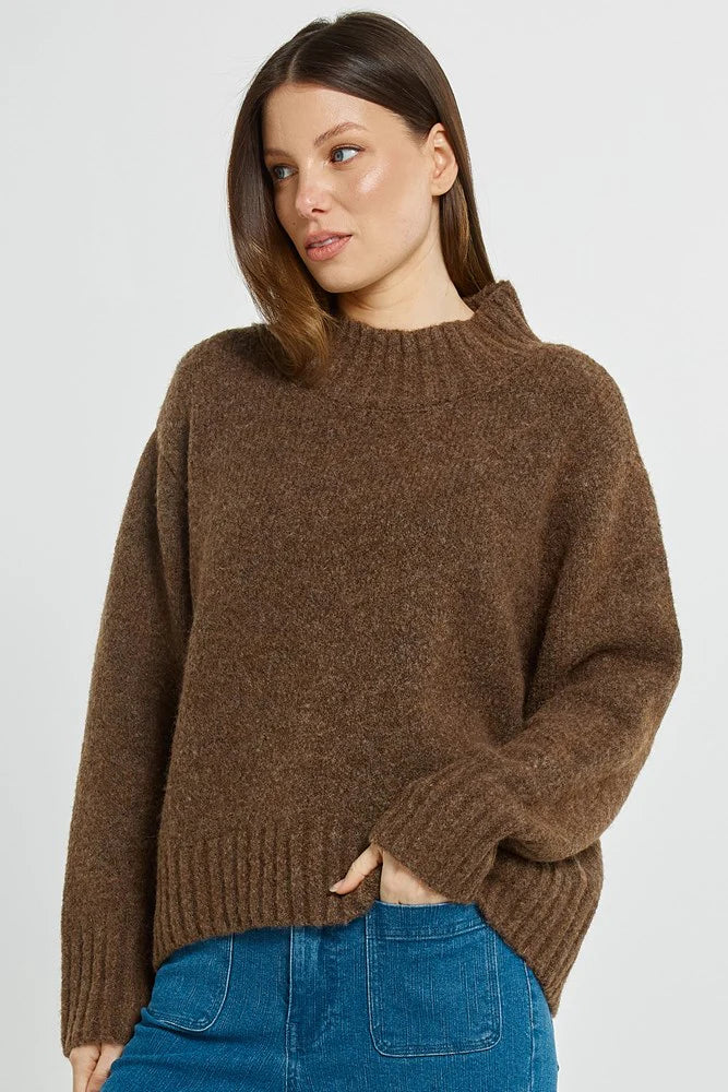 Buffalo Belle - Women's Lola Jumper Chocolate