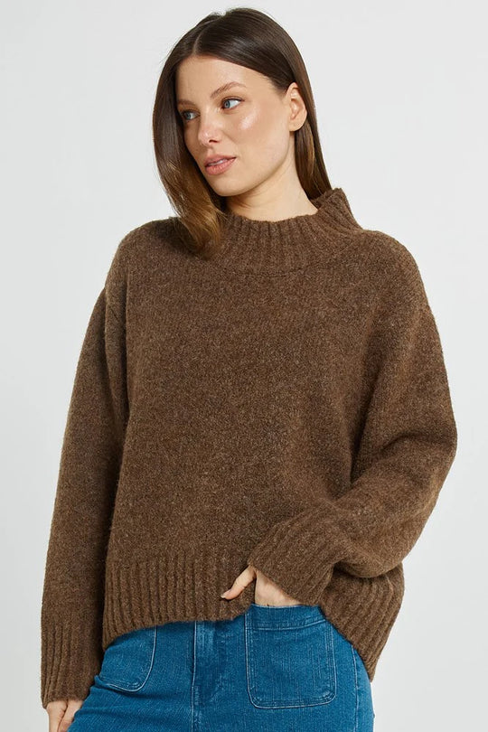 Buffalo Belle - Women's Lola Jumper Chocolate