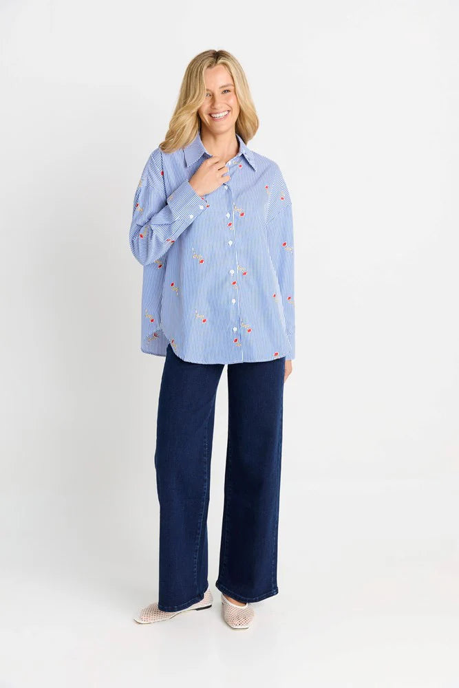 Buffalo Belle - Rose Stripe Shirt
