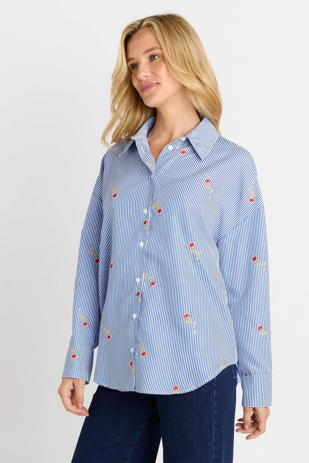 Buffalo Belle - Rose Stripe Shirt