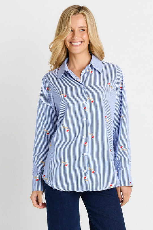 Buffalo Belle - Rose Stripe Shirt