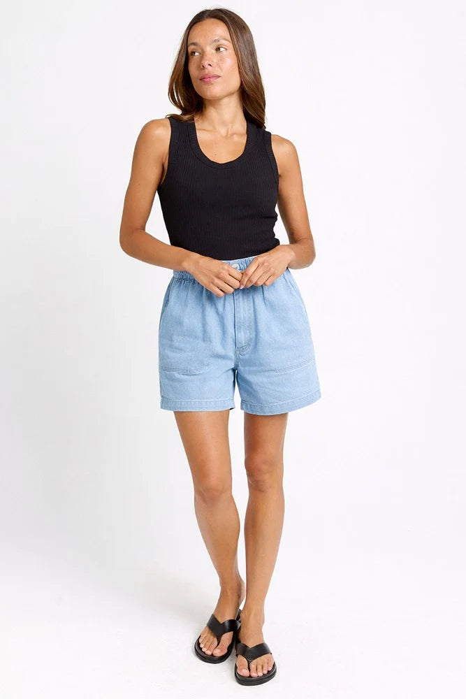 Buffalo Belle - Womens Drew Denim Short - Medium Wash