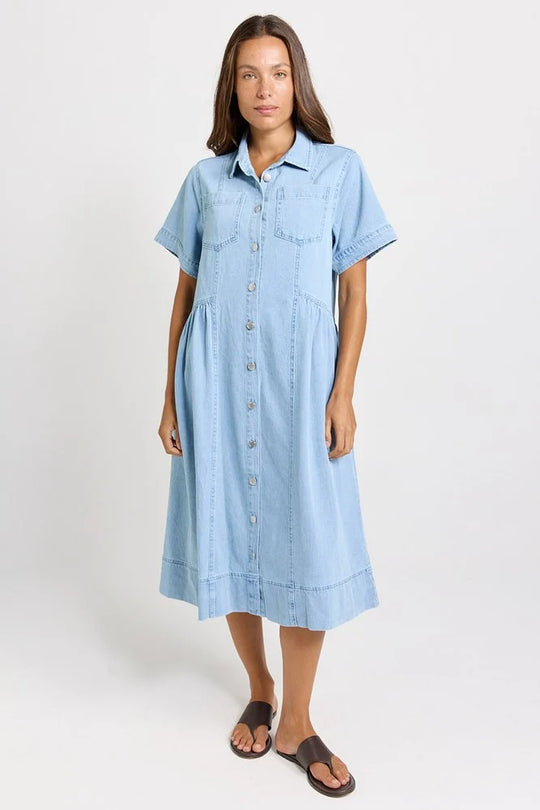 Buffalo Belle - Womens Willow Denim Shirt Dress