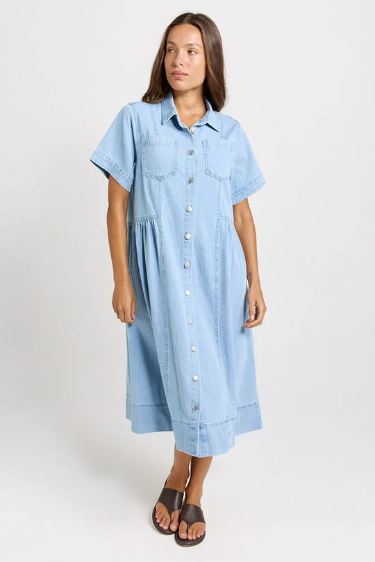 Buffalo Belle - Womens Willow Denim Shirt Dress