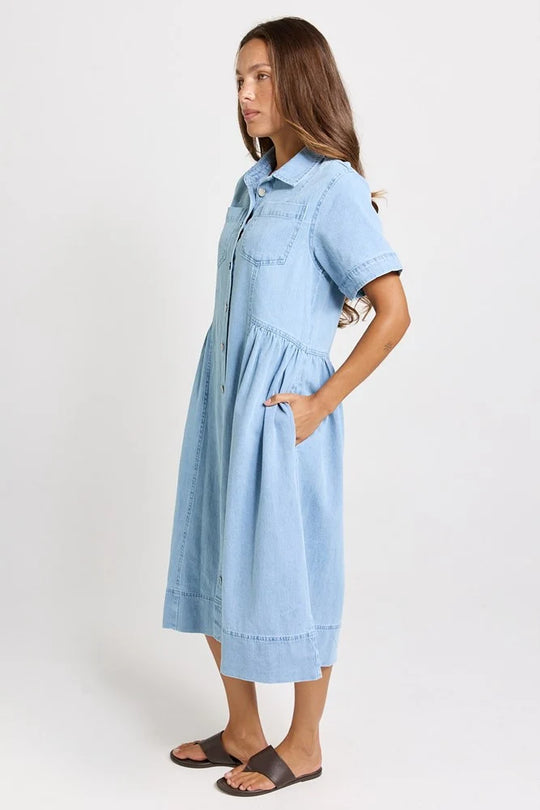 Buffalo Belle - Womens Willow Denim Shirt Dress