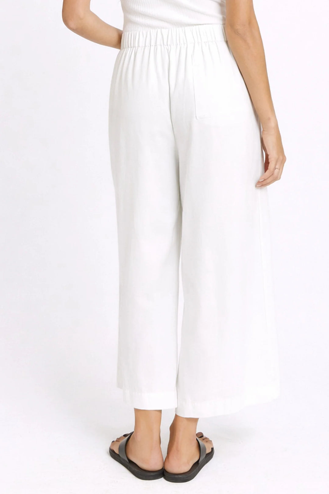 Buffalo Belle - Womens Bella White Crop Pants