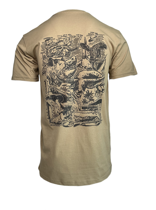 BBWS - Mens Sand Top End River Run Tee
