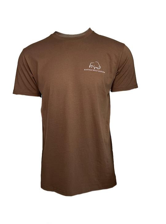 BBWS - Mens NT Logo Tee Walnut