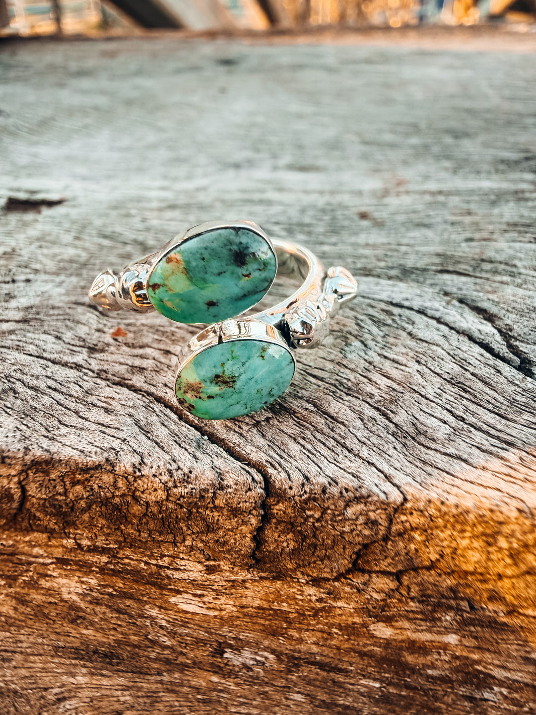 Buffalo Belle - Polly Adjustable Turquoise Ring