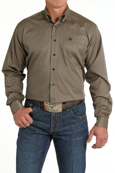 Cinch - Mens Beven Brown Arena Shirt