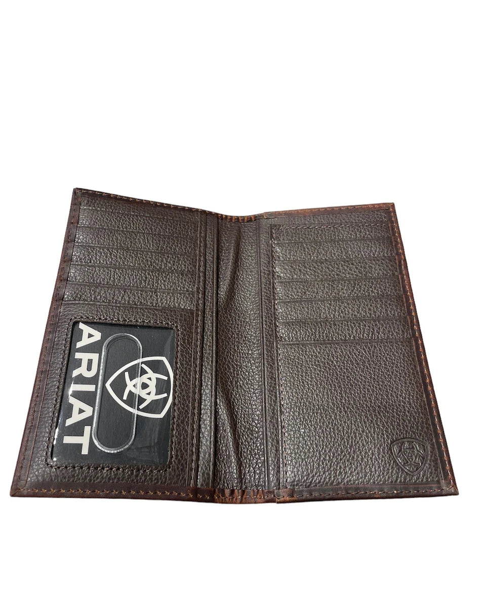 Ariat - Mens Dark Bullhide Rodeo Wallet