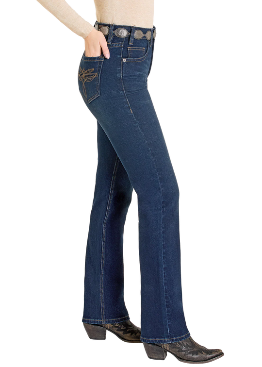 Rock & Roll - Womens Anna High Rise Bootcut Jeans