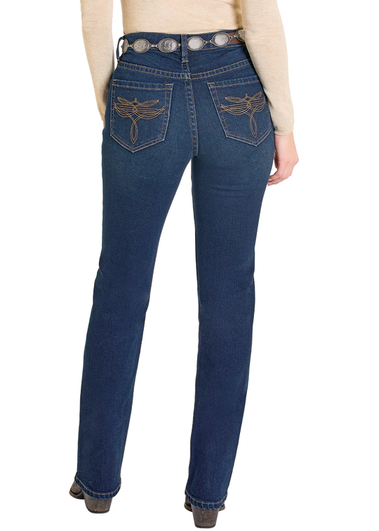 Rock & Roll - Womens Anna High Rise Bootcut Jeans