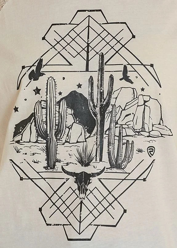 Rock & Roll - Women's Sequin Cactus T-Shirt