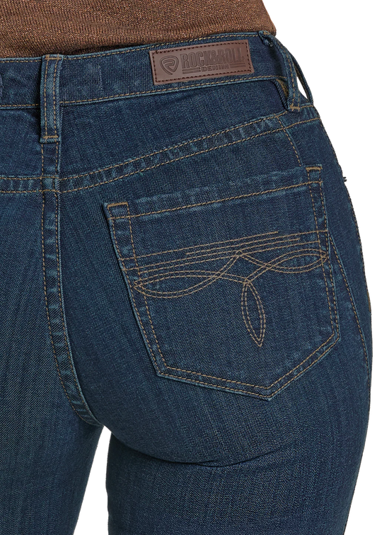 Rock & Roll - Womens Sissy High Rise Bootcut Jeans
