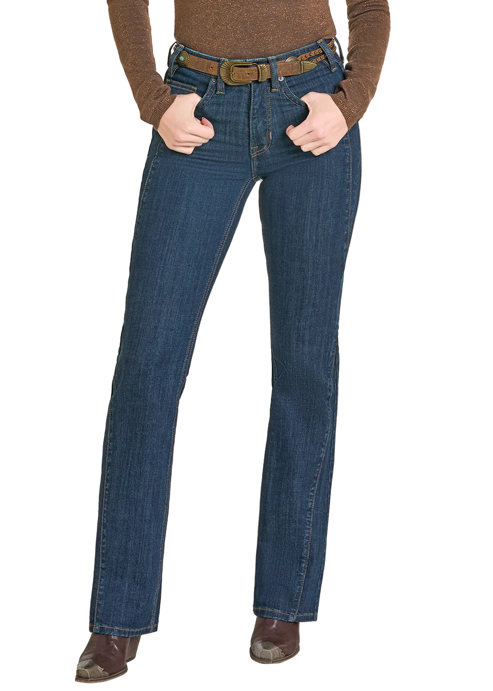 Rock & Roll - Womens Sissy High Rise Bootcut Jeans
