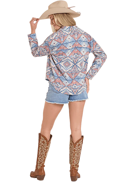 Rock & Roll - Women's Aztec Knit Overshirt