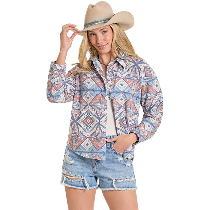 Rock & Roll - Women's Aztec Knit Overshirt