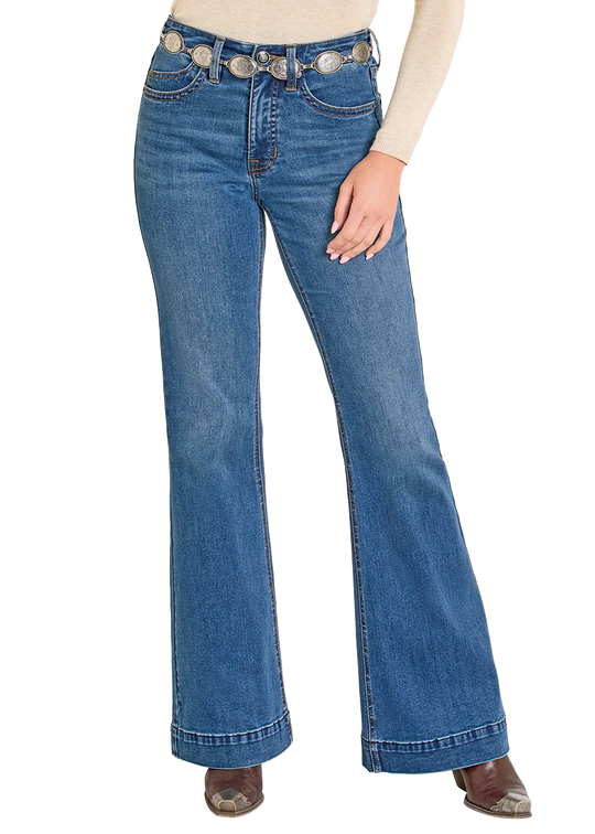 Rock & Roll - Womens Daisy High Rise Trouser Jeans