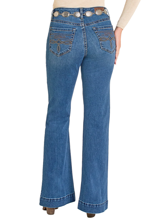 Rock & Roll - Womens Daisy High Rise Trouser Jeans