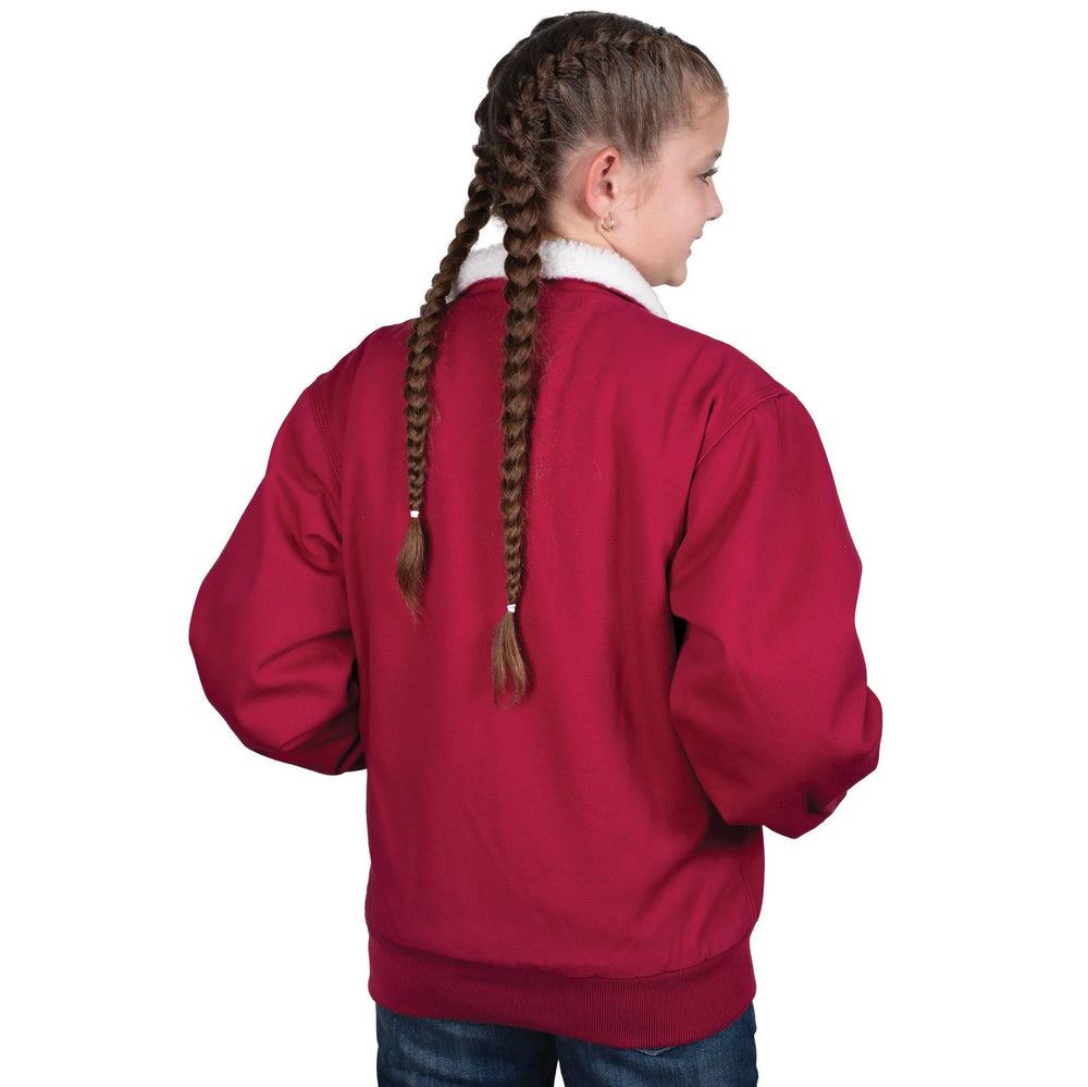 Just Country - Kid's Diamantina Sherpa Jacket Very Berry