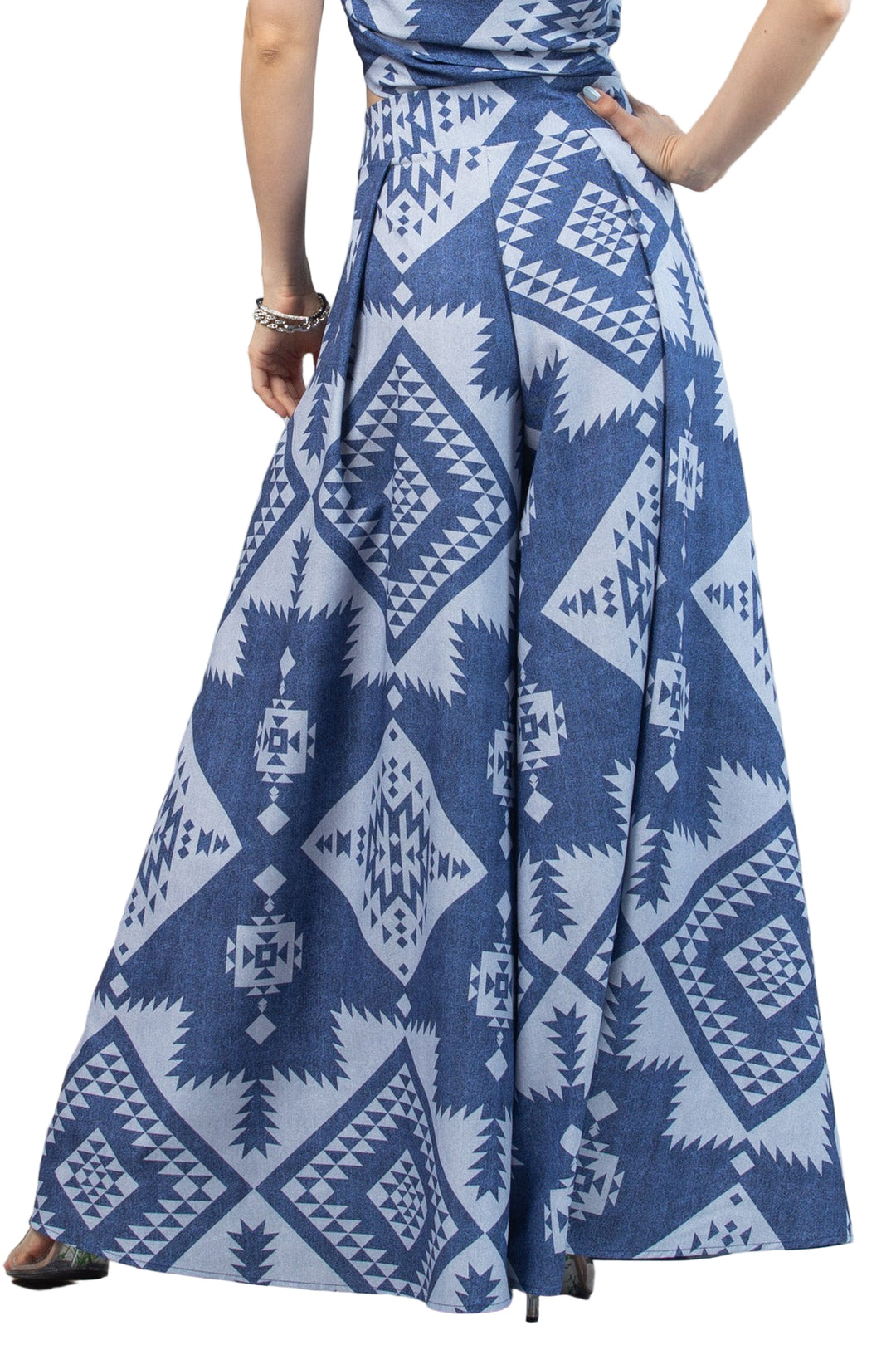 Buffalo Belle - Womens Abstract Flare Pants