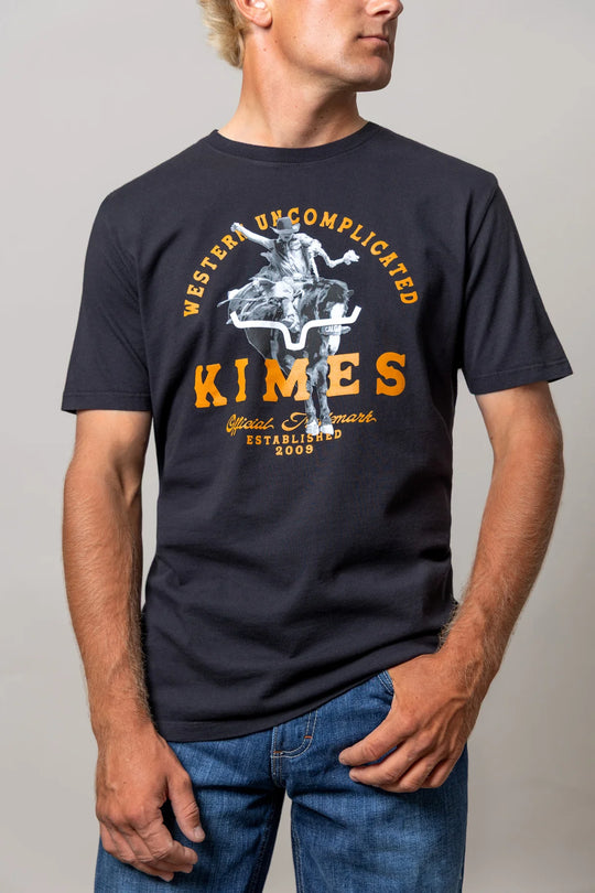 Kimes Ranch - Mens Break Through Black Tee