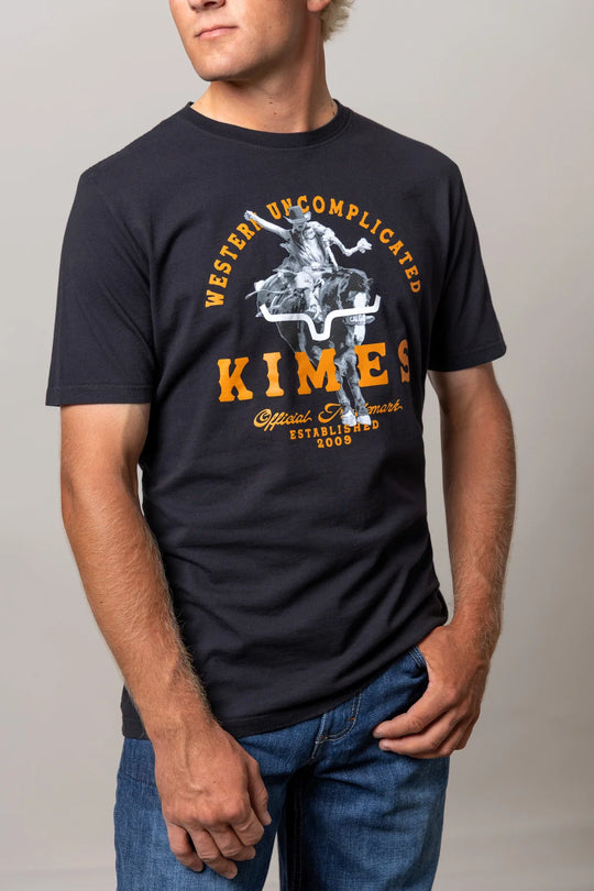 Kimes Ranch - Mens Break Through Black Tee