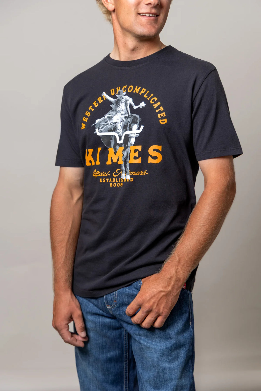 Kimes Ranch - Mens Break Through Black Tee