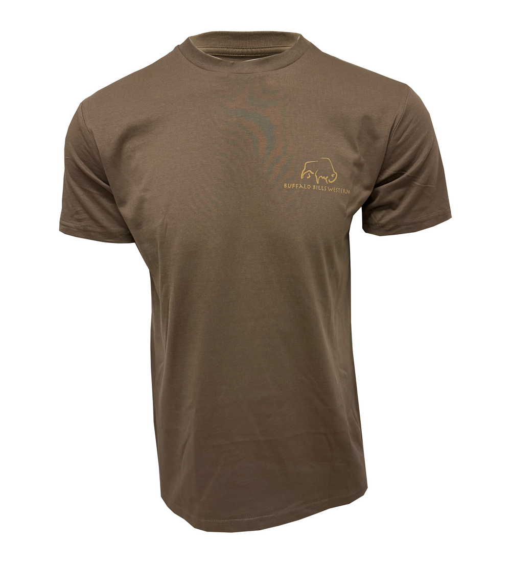 BBWS - Mens Walnut Scrub Bull Tee