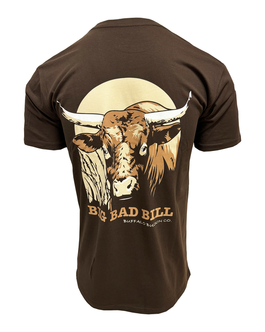 BBWS - Mens Brown Big Bad Bill Tee