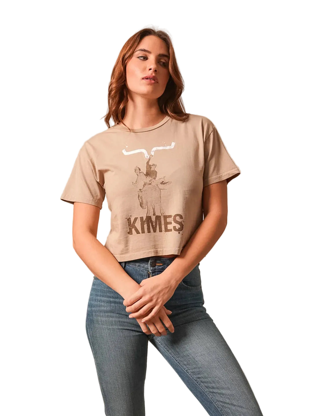 Kimes Ranch - Womens Tan Bucks Tee