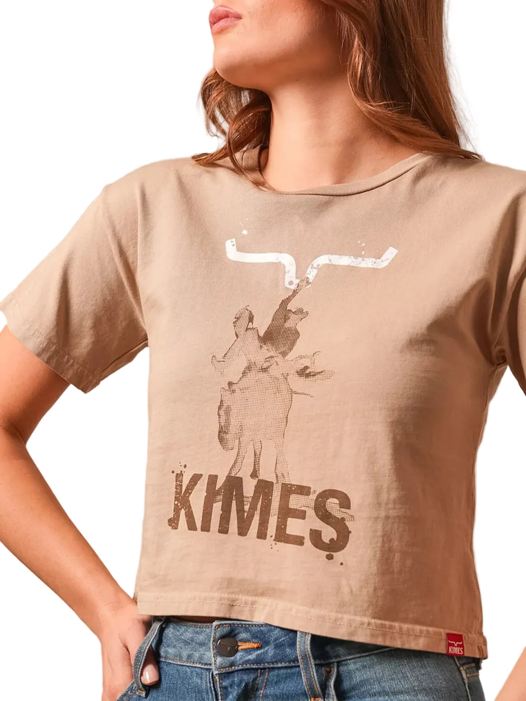 Kimes Ranch - Womens Tan Bucks Tee
