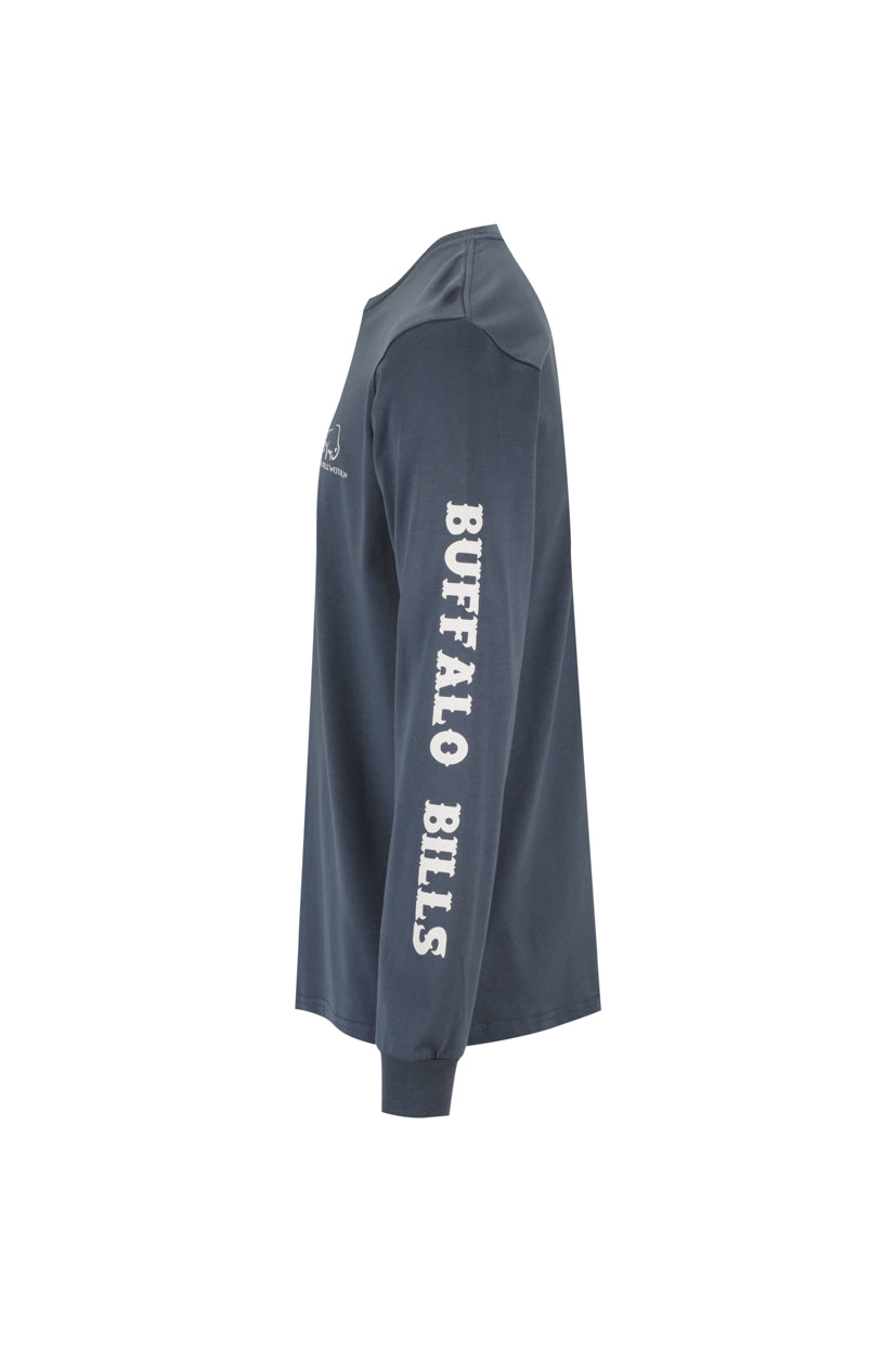 BBWS - Mens Petrol Blue Long Sleeve Tee