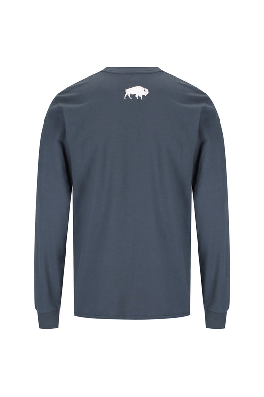 BBWS - Mens Petrol Blue Long Sleeve Tee